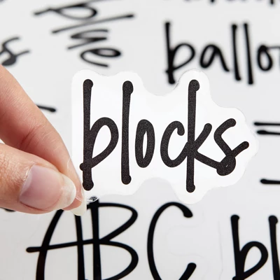 Talented Kitchen 147 Playroom Organization And Storage Labels For Toy Bins, Preprinted Black Script On Clear Vinyl Stickers For Crafts Water Resistant 2 Talented Kitchen 147 Playroom Organization And Storage Labels For Toy Bins, Preprinted Black Script On Clear Vinyl Stickers For Crafts Water Resistant - Image 2