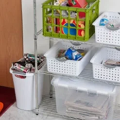 Sterilite Ultra Plastic Durable Storage Bin Tote Baskets With Comfortable Handles For Household And Office Organization -Rubbermaid Shop GUEST 027fb84d 72e7 4a0f 87aa 5dd28f1bef78