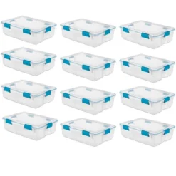 Sterilite Multipurpose Plastic Under-Bed Storage Tote Bins With Secure Gasket Latching Lids For Home Organization 16 Sterilite Multipurpose Plastic Under-Bed Storage Tote Bins With Secure Gasket Latching Lids For Home Organization -Rubbermaid Shop GUEST 04b9354c 2cb7 4c11 9d37 c8280df12e2f