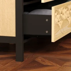 FUFU&GAGA Contemporary Horizontal Wooden Nine Drawers Dresser Storage Chest With Smooth For Bedroom Organization And Decor Enhancement 17 FUFU&GAGA Contemporary Horizontal Wooden Nine Drawers Dresser Storage Chest With Smooth For Bedroom Organization And Decor Enhancement -Rubbermaid Shop GUEST 07bf8a16 4a77 42f0 87cb 30d74baeb871