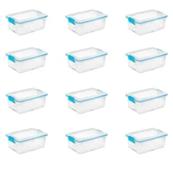 Sterilite Multipurpose 12 Quart Plastic Storage Container Tote Box With Secure Gasket Sealed Latching Lids For Home And Office Organization -Rubbermaid Shop GUEST 09962c1d 33ec 4dfe 9fcb 95f7c4ee4408
