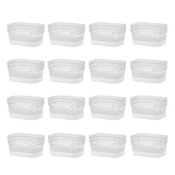 Sterilite 9.5 X 6.5 X 4 Inch Small Open Scoop Front Clear Storage Bin With Comfortable Carry Through Handles For Household Organization 9 Sterilite 9.5 X 6.5 X 4 Inch Small Open Scoop Front Clear Storage Bin With Comfortable Carry Through Handles For Household Organization -Rubbermaid Shop GUEST 0a4ce39b 815c 4d99 9d27 69b1bb6a6bcb