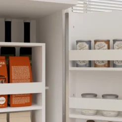 FUFU&GAGA Rotating Pantry Cabinet,Large Capacity Kitchen Storage Hutch,Double Doors With Compartments,Kitchen Organization,White 27 FUFU&GAGA Rotating Pantry Cabinet,Large Capacity Kitchen Storage Hutch,Double Doors With Compartments,Kitchen Organization,White -Rubbermaid Shop GUEST 0ee46544 c3a4 43dc b56e 5caf27c937e2