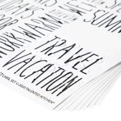 Talented Kitchen 133 Closet Labels For Bins, Baskets, Preprinted Black All Cap Stickers For Clothing Organization, Storage Containers, Water Resistant -Rubbermaid Shop GUEST 109a9294 7253 480d 84fe 8f4bd85582b6