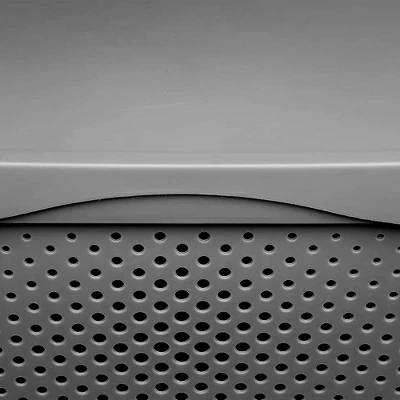 HANAMYA 16 Liter Stackable Lidded Storage Container Multipurpose Bins With Handles For Home And Office Organization, Gray (Set Of 4) 3 HANAMYA 16 Liter Stackable Lidded Storage Container Multipurpose Bins With Handles For Home And Office Organization, Gray (Set Of 4) - Image 3