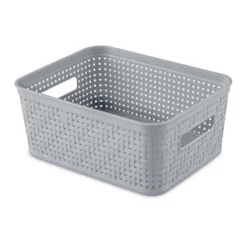 Sterilite 10x8x4.25 Inch Rectangular Weave Pattern Short Basket W/ Handles For Pantry, Bathroom & Laundry Room Storage Organization, Cement (32 Pack) 9 Sterilite 10x8x4.25 Inch Rectangular Weave Pattern Short Basket W/ Handles For Pantry, Bathroom & Laundry Room Storage Organization, Cement (32 Pack) -Rubbermaid Shop GUEST 146bebed 07a8 4b6a a829 8daf7e5d4cf6