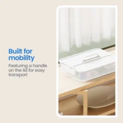 Click In Place Large Lid With Handle For Plastic Storage Bins For Home And Office Organization White - Brightroom™ -Rubbermaid Shop GUEST 18c59a94 1a10 4d8e 9723 d6887b704f77