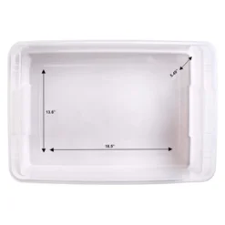 Homz Snaplock Multipurpose 28 Quart Clear Stackable Storage Container Bins With Tight Seal Lids For Indoor Home Organization, (2 Pack) -Rubbermaid Shop GUEST 1dd758bf e1f3 4093 b3bf a0a520a00cde