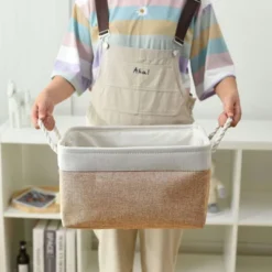 Aoibox Fabric Canvas Storage Bins Organizer Foldable Sturdy Baskets With Handles For Clothes And Home Organization 4 Pack 10 Aoibox Fabric Canvas Storage Bins Organizer Foldable Sturdy Baskets With Handles For Clothes And Home Organization 4 Pack -Rubbermaid Shop GUEST 2117edf9 4708 4446 803a 44d520fe974d