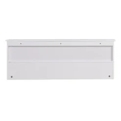 VANIRROR White Wall-Mounted Coat Rack With 4 Dual Hooks, Wooden Storage Shelf For Entryway And Living Room Organization -Rubbermaid Shop GUEST 21d01fa8 9c7d 41ad 91f6 55c4dfce081f