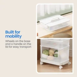 7pc Click In Place Rolling Storage Cart Kit Plastic Storage Home And Office Organization - Brightroom™​ -Rubbermaid Shop GUEST 221ae4b7 deb7 46d1 9260 bd2bab84ee31