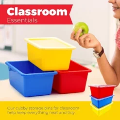 Storage Bins - Stackable Storage Bins, Plastic Storage, Bins Storage Containers, 3 Pcs Per Pack - Cubby Storage Organizers, Classroom Organization -Rubbermaid Shop GUEST 24cc9c72 a3c8 48f6 9700 1ba8454e12be