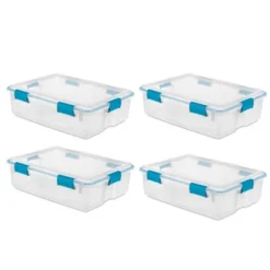 Sterilite Multipurpose Plastic Under-Bed Storage Tote Bins With Secure Gasket Latching Lids For Home Organization 14 Sterilite Multipurpose Plastic Under-Bed Storage Tote Bins With Secure Gasket Latching Lids For Home Organization -Rubbermaid Shop GUEST 29f07ab3 f54a 40d0 adb7 f351bb38570f