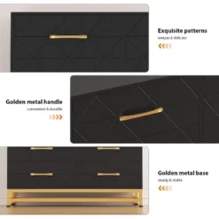 Jojoka Wooden Dresser For Bedroom, Dressers & Chest Of Drawers With 4 Drawer, Wood Nightstand For Storage And Organization -Rubbermaid Shop GUEST 2a6e78e2 7412 4b11 ad5e f8e5148c5a62