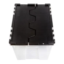 Greenmade 675374 Flip Top Large Capacity Clear Plastic Storage Container W/ Attached Interlocking Lid For Household Organization & Management, 2 Pack -Rubbermaid Shop GUEST 2b1adc37 3de7 4307 b641 e737dd36a7d7