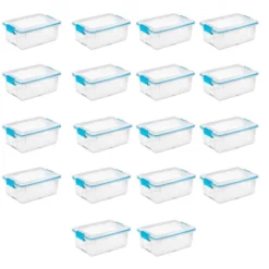 Sterilite Multipurpose 12 Quart Plastic Storage Container Tote Box With Secure Gasket Sealed Latching Lids For Home And Office Organization -Rubbermaid Shop GUEST 2c1c9046 9872 48e5 bac8 6a996e12f47e