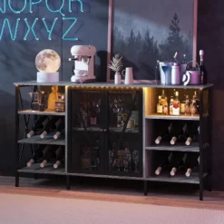 Multi-Functional Wine Rack - Space-Saving Bottle Storage, Ideal For Home Bar Kitchen Dining Area Decor & Organization -Rubbermaid Shop GUEST 32f07522 b295 476c bb41 ac5dcb5b627f