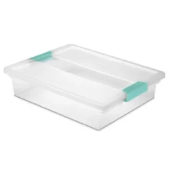 Sterilite Large Clip (12 Pack) & Small Clip (6 Pack) Clear Plastic Storage Organizer Tote Container Bin Box For Home Office Organization And Storage -Rubbermaid Shop GUEST 37d1e7a3 8b50 4fcf af30 4acbddd1c932