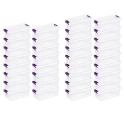 Sterilite 6 Quart Plastic ClearView Multipurpose Stacking Storage Container Tote With Secure Latching Lid For Home And Office Organization -Rubbermaid Shop GUEST 38203f33 28c3 4244 806a fb11a3c5427c