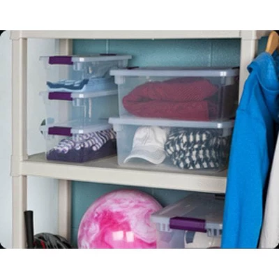 Sterilite 15 Quart Clear Plastic Storage Container Tote, 12 Pack, And 6 Quart Clear Plastic Storage Container Tote, 12 Pack For Household Organization 5 Sterilite 15 Quart Clear Plastic Storage Container Tote, 12 Pack, And 6 Quart Clear Plastic Storage Container Tote, 12 Pack For Household Organization - Image 5