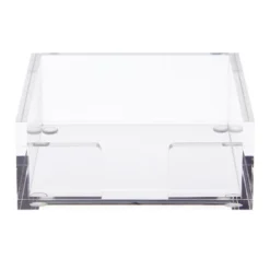 Juvale Clear Acrylic Sticky Note Holder For Desk Organization, Storage, Office Supplies Organizer, Notepad Dispenser For Dorm Room Accessories, 4x4 In -Rubbermaid Shop GUEST 423b6e6d 954e 4aef 9436 27cebda75d3e