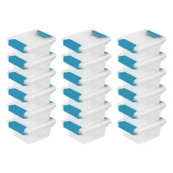 Sterilite Plastic Miniature Clip Storage Box Container With Latching Lid For Home, Office, Workspace, And Utility Space Organization -Rubbermaid Shop GUEST 446785d2 1077 45f2 819e 7ac23dfeaafd