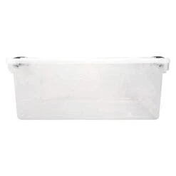 Homz 64 Quart Multipurpose Stackable Storage Container Tote Bins With Secure Latching Lids For Home And Office Organization, Clear (8 Pack) 6 Homz 64 Quart Multipurpose Stackable Storage Container Tote Bins With Secure Latching Lids For Home And Office Organization, Clear (8 Pack) -Rubbermaid Shop GUEST 4508e529 0ad8 484b a513 8e35557b6a95