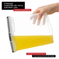 DWËLLZA KITCHEN Airtight Food Cereal BPA-Free Storage Containers For Pantry Organization And Storage, Flour & Sugar Includes 1 Marker & 8 Labels -Rubbermaid Shop GUEST 48ac979d 573d 492b a5da 65f5884f4871