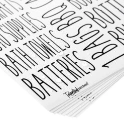 Talented Kitchen 138 Pack Household & Storage Organization Label Preprinted Stickers For Closet Bins, Boxes, Home Essential -Rubbermaid Shop GUEST 503f9ad3 39d7 42d7 9f67 ee9bf08e8394