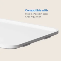 Click In Place Large Lid For Plastic Storage Bins For Home And Office Organization White - Brightroom™ -Rubbermaid Shop GUEST 519dba91 3966 4056 922d 3ce9208e44e8