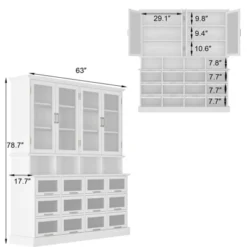 Famapy Multi-Functional Kitchen Cabinet & Pantry,Large - Capacity Food Storage Cabinet With Glass Doors,Easy Organization & Display For Home Kitchen 22 Famapy Multi-Functional Kitchen Cabinet & Pantry,Large - Capacity Food Storage Cabinet With Glass Doors,Easy Organization & Display For Home Kitchen -Rubbermaid Shop GUEST 5267518a aba4 44e9 bc90 e40817c7e134