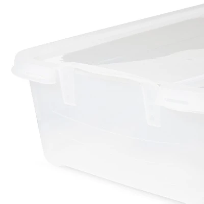 Life Story Clear Stackable Closet Organization & Storage Box, 34 Quart (18 Pack) 3 Life Story Clear Stackable Closet Organization & Storage Box, 34 Quart (18 Pack) - Image 3