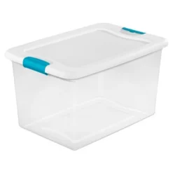 Sterilite 64 Qt Latching Box Large Stackable Clear Plastic Storage Totes, 6 Pack & Deep Clip Container Bins For Organization And Storage, 4 Pack -Rubbermaid Shop GUEST 59cd44f8 7a01 4dcb 829b 4cceaffc01c8