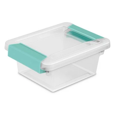 Sterilite Miniature Clip Storage Box W/ Latch Lid, 6 Pack, & Medium Clip Storage Box W/ Latch Lid, 4 Pack For Home, Office, And Workspace Organization 1 Sterilite Miniature Clip Storage Box W/ Latch Lid, 6 Pack, & Medium Clip Storage Box W/ Latch Lid, 4 Pack For Home, Office, And Workspace Organization