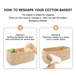 Aoibox Small Woven Cotton Rope Storage Baskets For Closet Organization Shelf Toy Nursery Shallow Bin 3 Pack Mixed Grey -Rubbermaid Shop GUEST 5cf86495 8a5f 4f91 a495 ef52f137b554