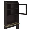 Modern Over The Toilet Space Saver Organization Wood Storage Cabinet For Home, Bathroom - Espresso