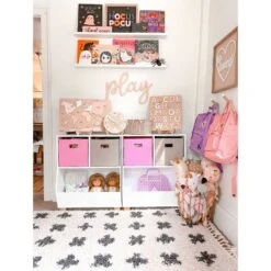 RiverRidge Home RiverRidge Kids' 2pc Fabric Collapsible Storage Cube Organizers With Handles For Playroom Organization -Rubbermaid Shop GUEST 619f7535 244a 4cb9 98a3 815f569983cb