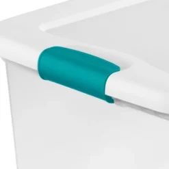 Sterilite 106 Quart (4 Pack) & 64 Quart (12 Pack) Latching Clear Plastic Storage Organizer Tote Tub Container Bin Box For Organization And Storage -Rubbermaid Shop GUEST 64ee7fc6 aeca 4df6 8218 a5520b3ebefe 1