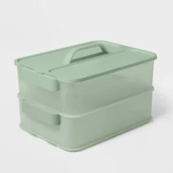 Click In Place 10qt Plastic Storage Bin For Home And Office Organization Green Tint - Brightroom™ 5 Click In Place 10qt Plastic Storage Bin For Home And Office Organization Green Tint - Brightroom™ -Rubbermaid Shop GUEST 6c756ada ee75 4ac0 b6d2 f141471256a7