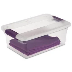 Sterilite 66 Quart Clear Latch Lid Storage Container Tote, 12 Pack, And 15 Quart Clear Latch Lid Storage Container Tote, 12 Pack For Home Organization -Rubbermaid Shop GUEST 7542f604 3837 4385 ba6a 02e1d13a1111