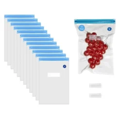 Basicwise Handheld Vacuum Sealer With Reusable Bags – Airtight Food Storage, Sous Vide, Fridge Prep & Kitchen Organization -Rubbermaid Shop GUEST 82b13560 baf7 48f9 a693 8730319fc956