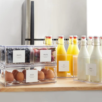 Talented Kitchen 157 Pantry Organization Labels For Food Storage Containers, Preprinted Black All Caps On Matte Vinyl Stickers For Minimalist Kitchen 2 Talented Kitchen 157 Pantry Organization Labels For Food Storage Containers, Preprinted Black All Caps On Matte Vinyl Stickers For Minimalist Kitchen - Image 2