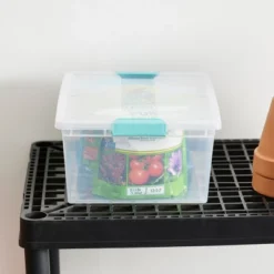 Sterilite Medium Clear Multipurpose Plastic Storage Tote, 8 Pack, And Large Clear Multipurpose Plastic Storage Tote, 8 Pack For Home Organization -Rubbermaid Shop GUEST 8d77bf7e 59c9 4dab b21a 9a8301664296