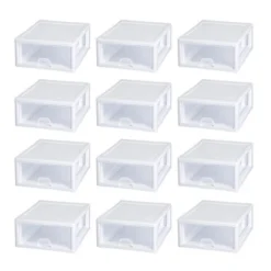 Sterilite 16 Quart Stackable Sturdy Plastic Storage Drawer Container For Home And Office Organization, Clear & White -Rubbermaid Shop GUEST 93c5f5e3 0c4a 4823 a0b0 a8d0b2d3d62a