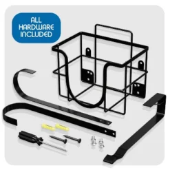 Bryt Ironing Board Holder Wall Mount & Over The Door Hanger, Laundry Room Storage & Organization, Iron & Ironing Board Hanger T&V Shaped, Black -Rubbermaid Shop GUEST 96247b32 6408 4b49 afb4 4639a465d193