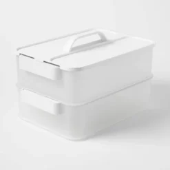 Click In Place 10qt Clear Plastic Storage Bin With White Latch For Home And Office Organization - Brightroom™​ -Rubbermaid Shop GUEST 9cba3c80 559f 4a6f 8866 9b83e25124c3