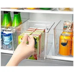 MPM 4 Packs Transparent Plastic Bins Storage Box, Deep Plastic Bins, Great Organization For Home Storage, Kitchen Cabine -Rubbermaid Shop GUEST a6ab31f2 4501 4fc3 bb33 5fc7696a61d5