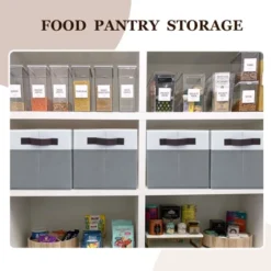 Itopfox 4 Pack Large Storage Baskets With Handles, Fabric Closet Organizers, Collapsible Bins For Clothes, Toys, Nursery, Home Organization -Rubbermaid Shop GUEST a6abb0f3 dd42 4eac 9d21 b8031cee5e8f