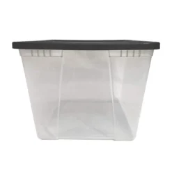Homz Snaplock 56-Quart Plastic Multipurpose Stackable Storage Container Bins With Gray Snaplock Lid For Home And Office Organization, Clear (2 Pack) 6 Homz Snaplock 56-Quart Plastic Multipurpose Stackable Storage Container Bins With Gray Snaplock Lid For Home And Office Organization, Clear (2 Pack) -Rubbermaid Shop GUEST a7afc69b 64d1 4d9d 81e7 1210b7826b44