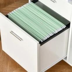 Vinsetto Filing Cabinet Printer Stand Mobile Lateral File Cabinet With 2 Drawers, 3 Open Storage Shelves For Home Office Organization, White -Rubbermaid Shop GUEST ab409280 43a4 46cf 901a 23486eb78f97